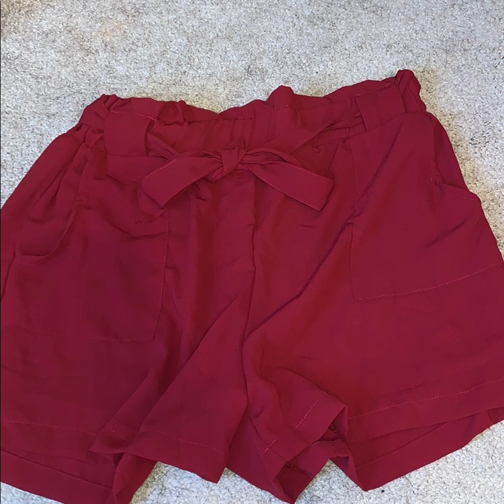 Fashion Nova High waist tie shorts